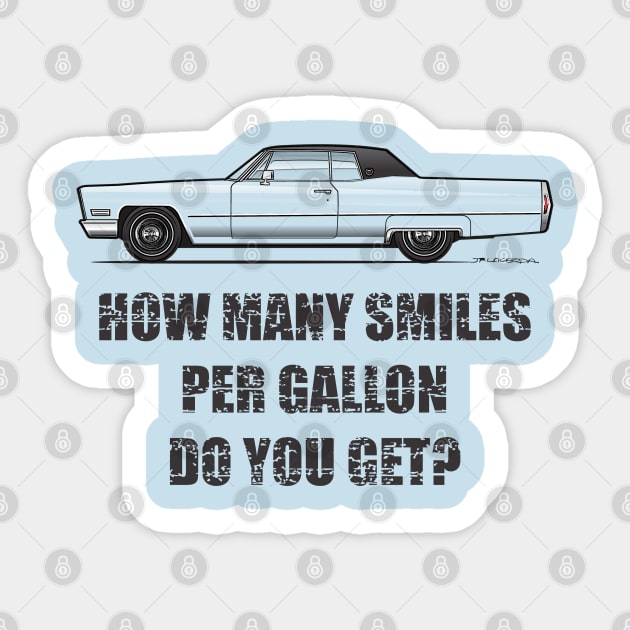 Smiles per gallon Sticker by JRCustoms44